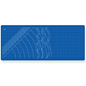 Kai CB-143 Cutting Mat - 56 3/16 IN x 23 5/8 IN (Gridded 54 in. x 21 in.)