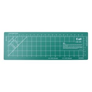 KAI CB-3N Green CUTTING MAT – 18 1/8 IN X 5 15/16 IN (GRIDDED 16 IN. X 4 IN.)