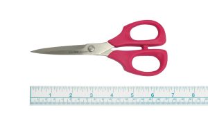Kai V5165: 6 1/2-inch Sewing Scissors Very Berry with Blade Cap